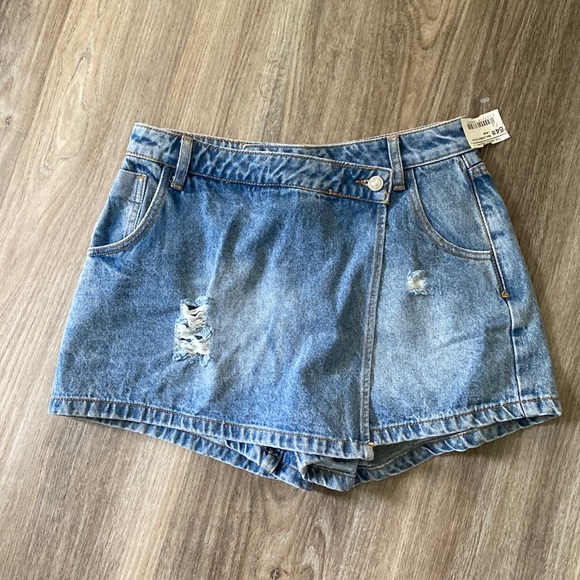 The Impeccable Pig Pants - Denim skort